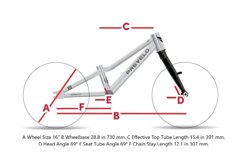 Prevelo Alpha Two 16 Inch Kids Complete Bike Silver-6